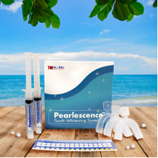 2 x 10cc / ml PEARLESCENCE CP 22% MINT Teeth Whitening System + Trays and more